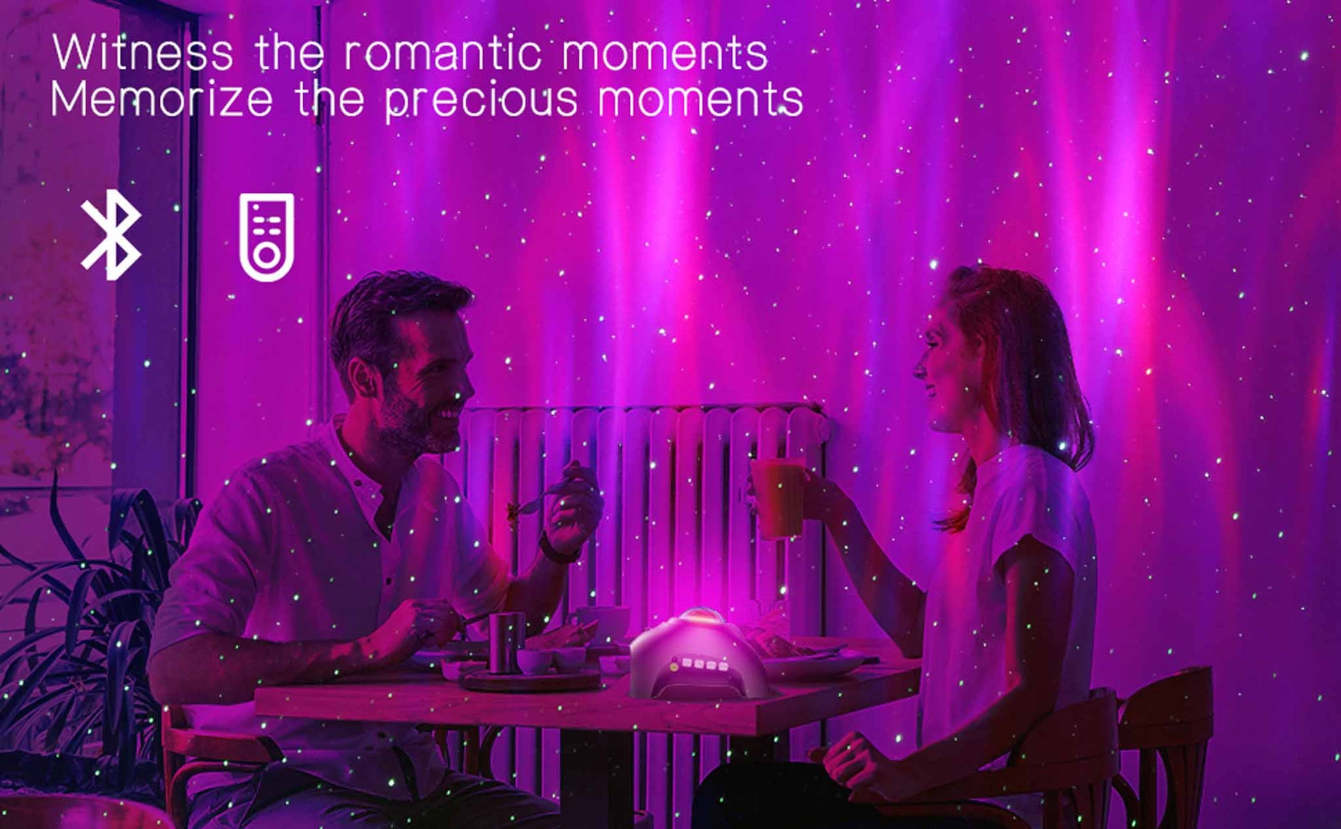 bedroom decor night light ceiling projector