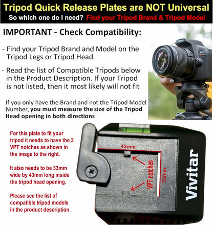 vivitar vpt-360 mounting plate