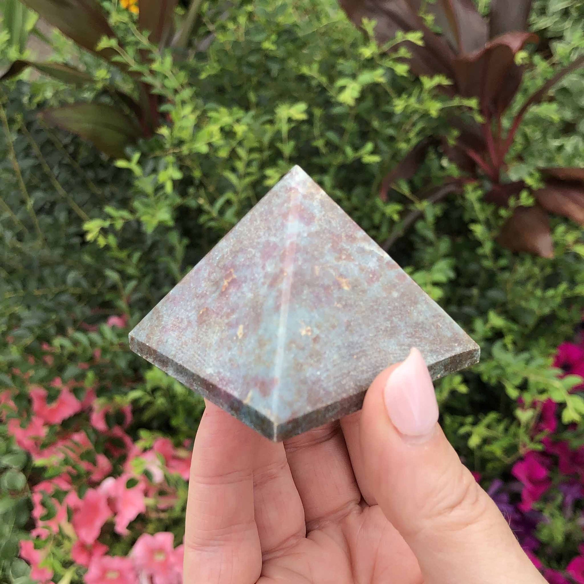 crystal pyramid